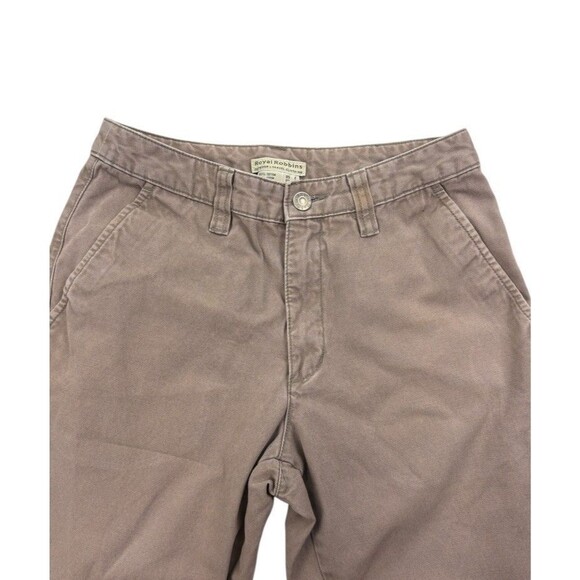 VTG Y2K Royal Robbins Pants 100% Cotton Gorpcore Outdoor Hiking Mushroom Brown 2 - Picture 3 of 16